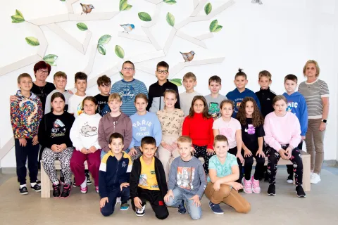 4.A osztály tablóképe