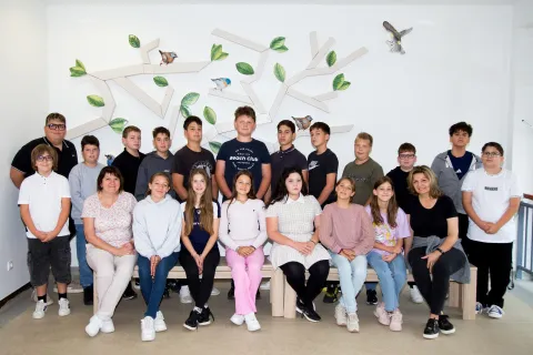 6.B osztály tablóképe