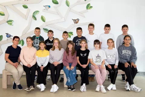 5.A osztály tablóképe